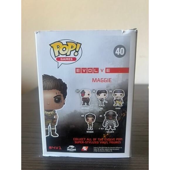 VAULTED Maggie Evolve Funko Pop #40 Video Games Gaming Lumumba 2K Turtle Rock - Picture 3 of 6